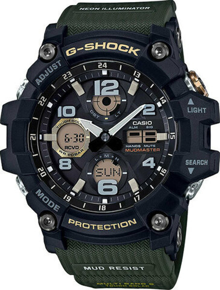 Японские наручные часы Casio G-SHOCK GWG-100-1A3 с хронографом