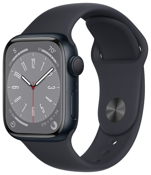 Смарт-часы Apple Watch Series 8 41 мм Aluminum черный Midnight