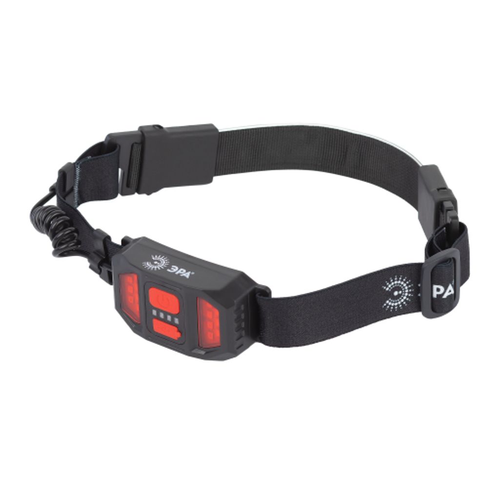 Фонарь налобный светодиодный ЭРА GA-807 Кибер аккумуляторный 5 Вт COB, 3 режима, miscro USB | Налобные фонари