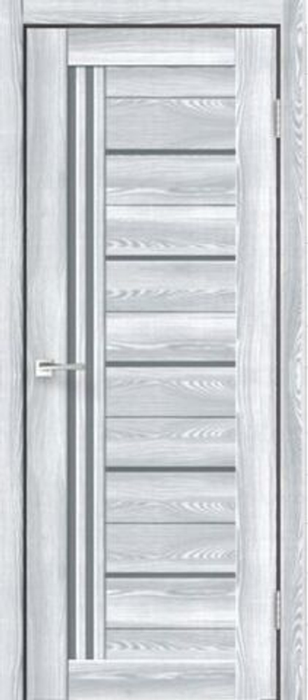 Межкомнатная дверь Velldoris XLine 17 PO Мателюкс Графит Клен айс