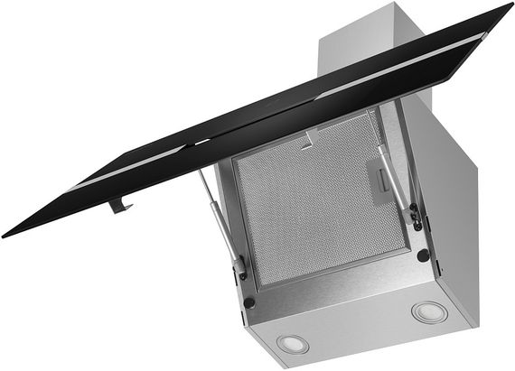 Вытяжка Maunfeld MERSEY 90 нерж/черное стекло