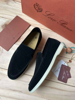 Лоферы Loro Piana черные