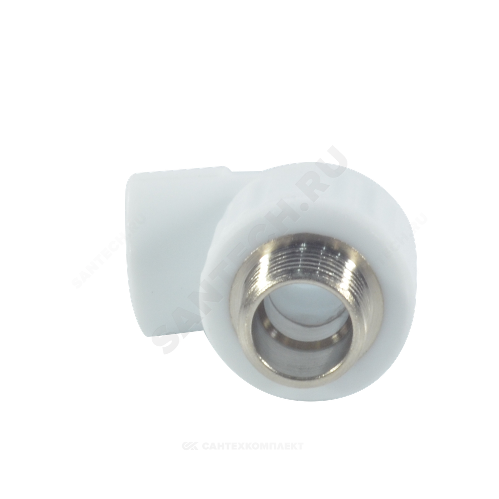 Угольник PP-R комбинированный белый Дн 32х1/2" НР VALFEX 10126232