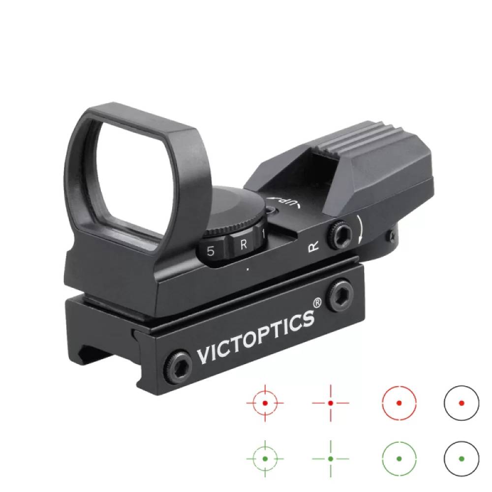 Коллиматорный прицел Vector Optics VictOptics Z1 1x23x34 (открытый, 1х, 4 метки красная\зеленая, ip67, weaver)