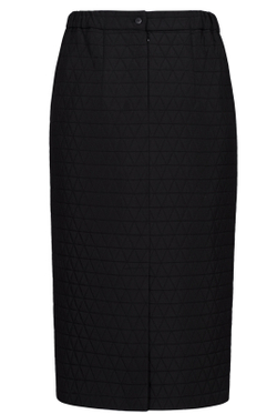 Юбка женская 4552ВП-75, черный #485Чер014552ВП-75