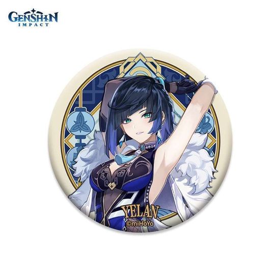 Значок Liyue Harbour Character Can Badge Yelan 6975213689639