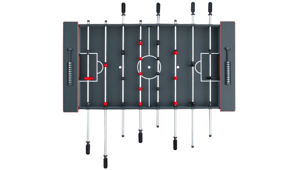 Настольный футбол (кикер) "Hit" (122 x 66 x 79 см, черно-красный)