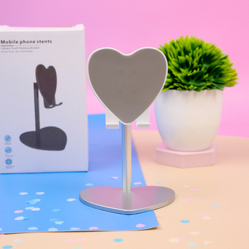 Подставка для телефона Сердце, серый