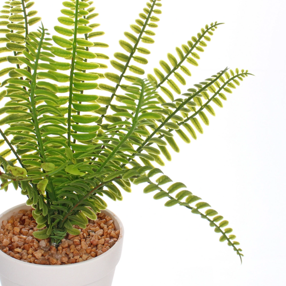 Цветок искусственный в горшке «Папоротник» 27см