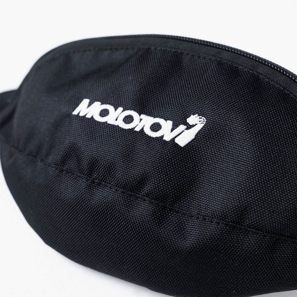 Сумка поясная Molotov Basic Logo Черная - фото 3