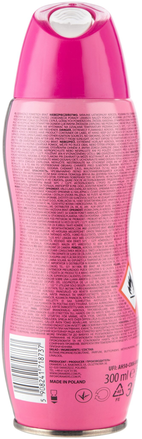 ОСВЕЖИТЕЛЬ СУХОЙ BRAIT PINK PARTY 300МЛ 8737