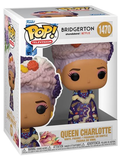 Фигурка Funko POP! TV Bridgerton Queen Charlotte (1470) 72206 / Фигурка Фанко ПОП! по мотивам сериала "Бриджертоны", Королева Шарлотта