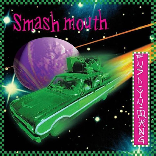 Smash Mouth - Fush Yu Mang - Strawberry With Black Swirl Vinyl