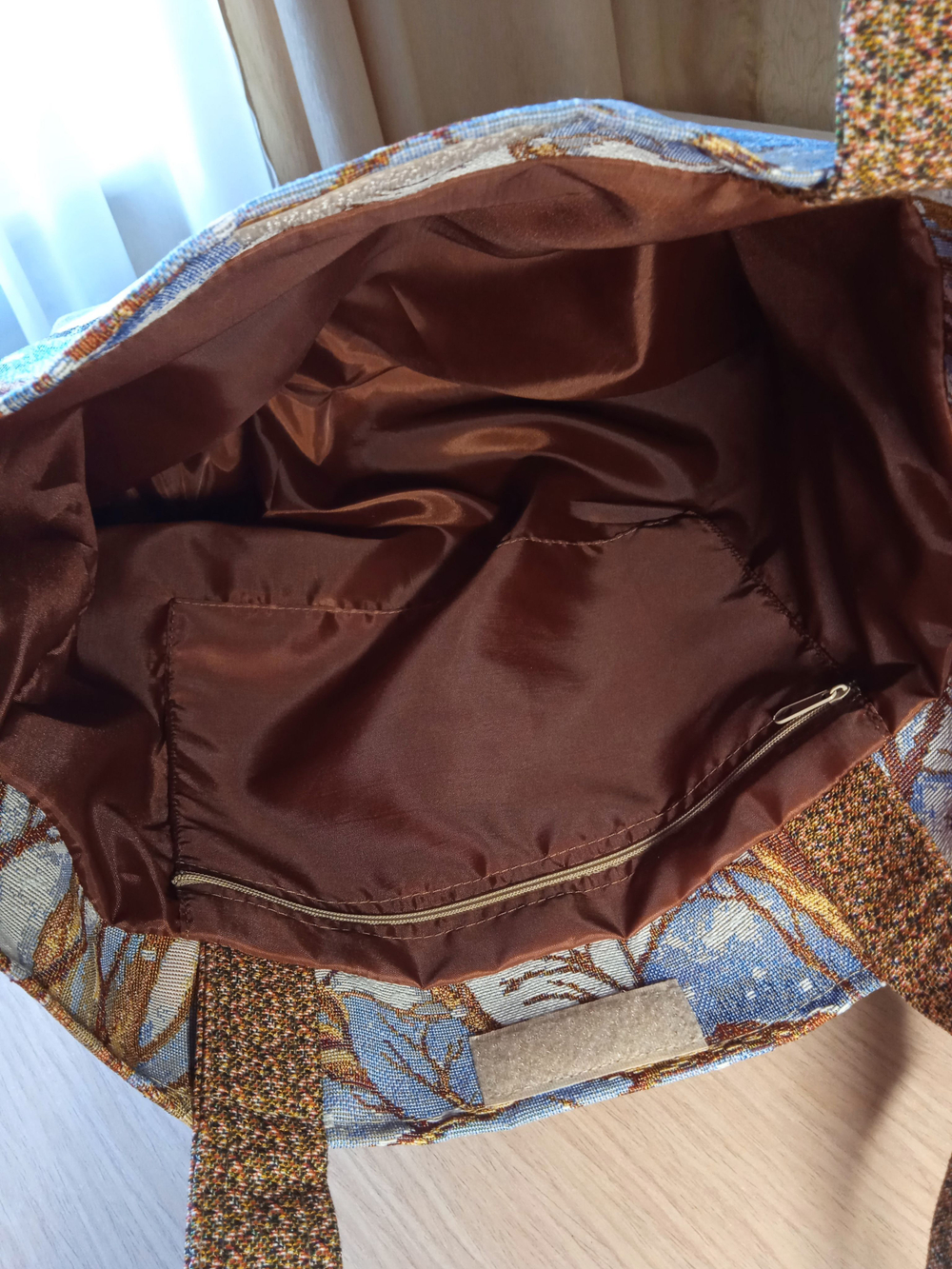 Гобеленовая сумка Сова Букля (39х39х12)