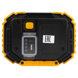 Светодиодный фонарь ЭРА Рабочие Практик PA-802 прожектор аккумуляторный 15Вт, COB, 6 режимов | Прожекторные фонари