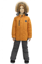 Комплект зимний д/мальчика р.122, горч. (Rusland) А 22-22