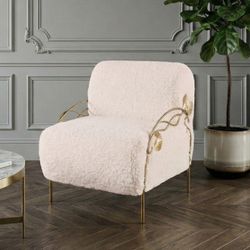 Кресло Нимфея Какао Айвори