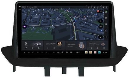 Магнитола для Renault Fluence/ Megane 2009-2017 - Carmedia SF-9997-L QLed+2K, UIS7870 (DUDU7), Android 13, CarPlay, SIM-слот