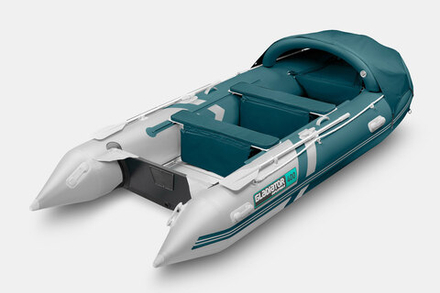 Надувная лодка GLADIATOR C400AL морской зеленый-белый