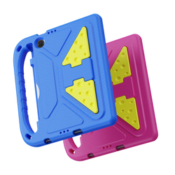 Детский чехол розового цвета на планшет Lenovo Tab K10 Gen 2 10.1 и Tab 10.1 Tablet (2025-) от Dux Ducis, серия Puff Series Case