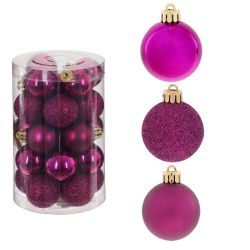 GAEM Набор из 25шт Украшение новогоднее "Шар", D3 см, L8 W8 H13 см