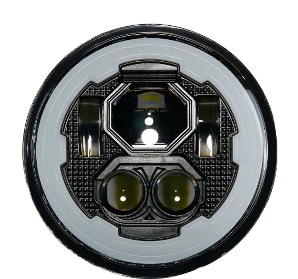 Фара LED 12-24V  5,75 дюймов 2103-2106 (Дальн+Ближ+ДХО) пара NTS DH-C305