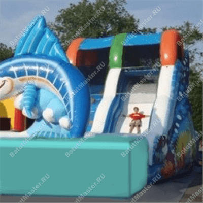 Надувная горка "Голубой марлин"