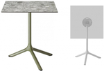 Стол ламинированный обеденный складной Scab Design Tripe Folding, оливковый, зернистый