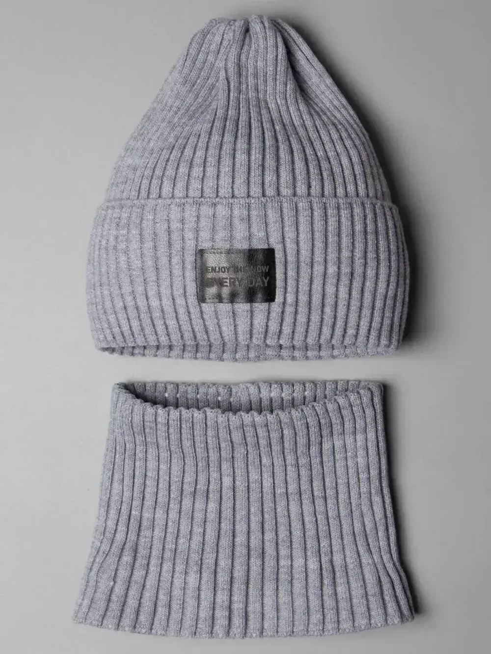 Шапка и снуд для девочки для осени