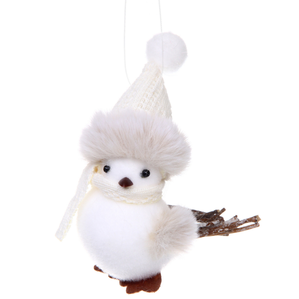 Фигурка «Зимняя птичка» 12 см, белый