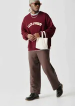 Толстовка Called a Garment College вишневая