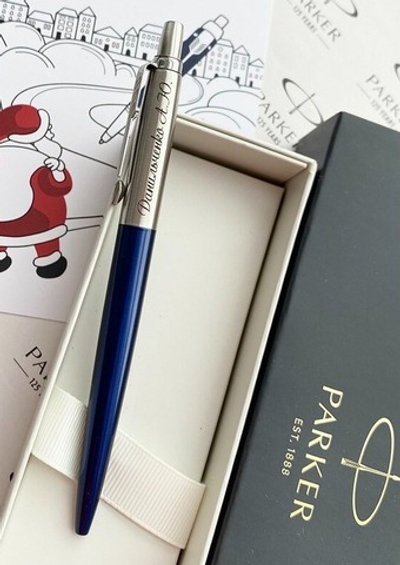Шариковая ручка Parker Jotter Essential Royal Blue CT