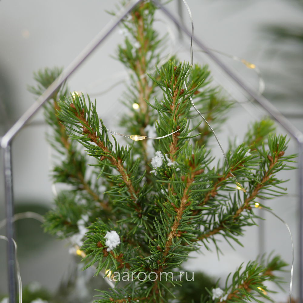 Зимний флорариум Бонсариум с елью