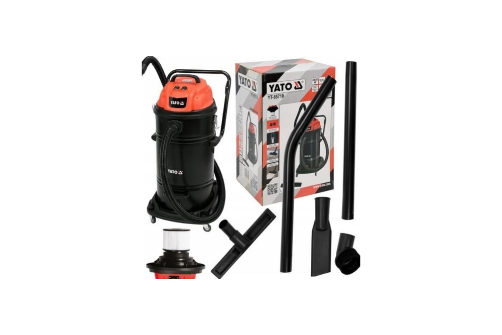 Промышленный пылесос YATO 70л, 2400Вт YT-85710
