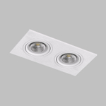 DK3022-WH Встраиваемый светильник, IP 20, 10 Вт, GU5.3, LED, белый, пластик