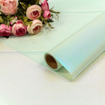 Пленка В рулоне 10 м х 58 см "Хамелеон" (Белый, Зеленый)