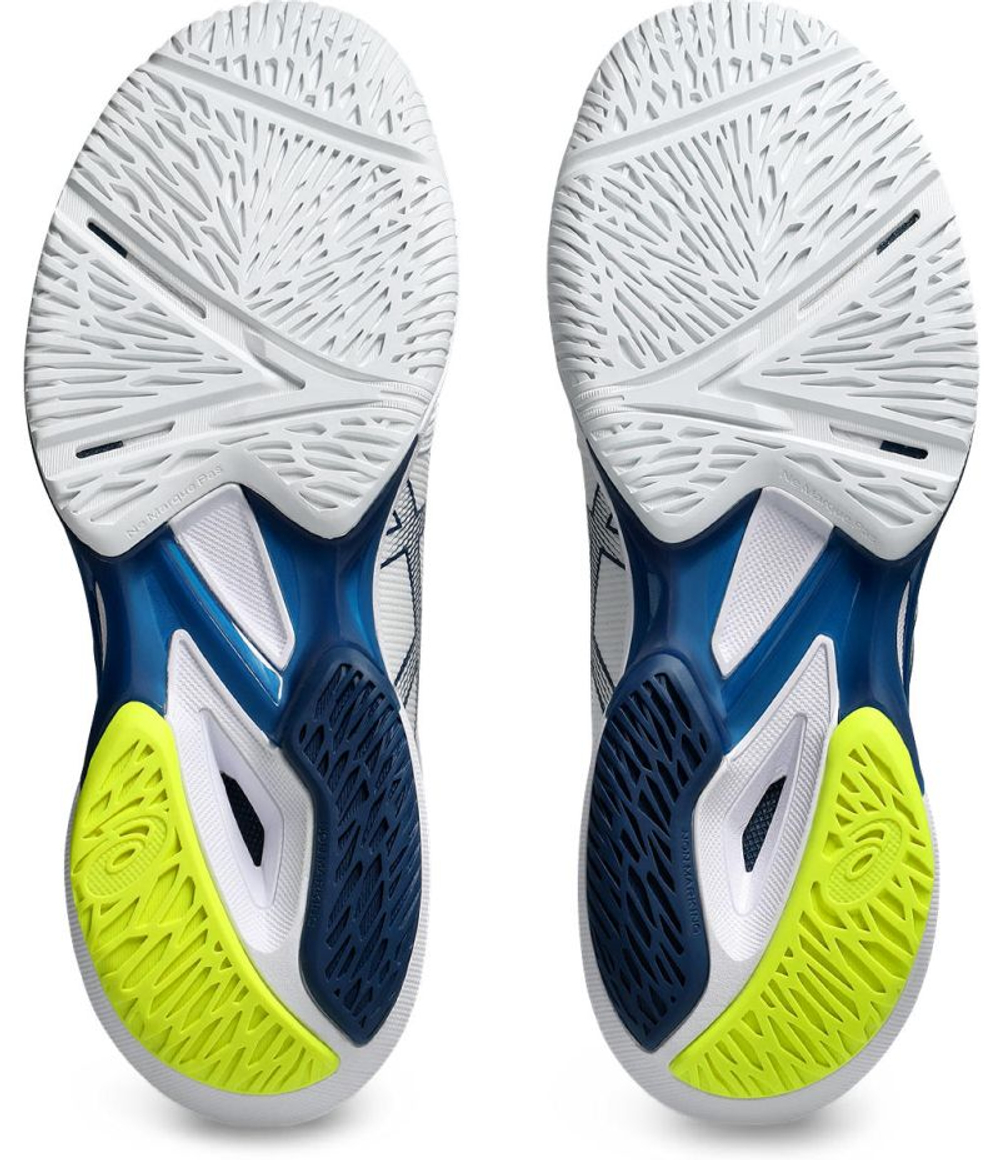 Мужские теннисные кроссовки Asics Solution Speed FF 3 - white/mako blue