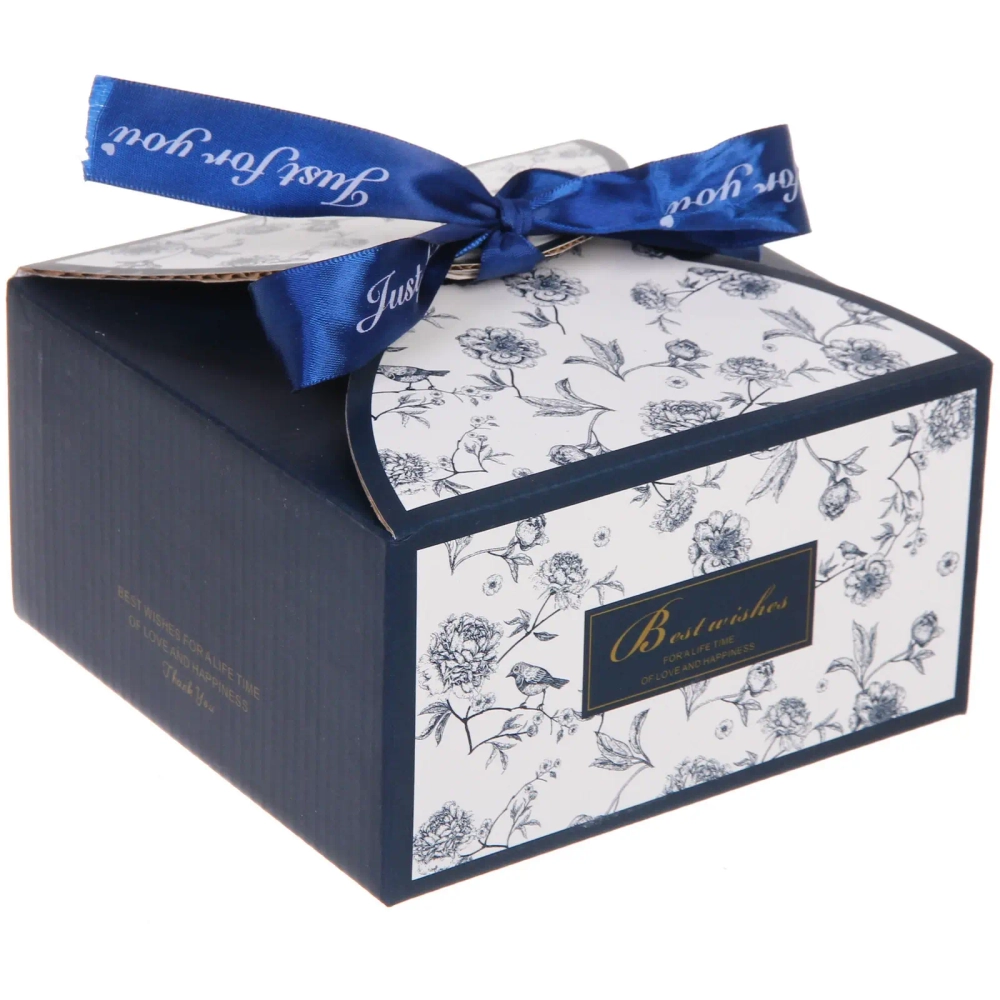 Чайная пара «Шарм» (кружка 270мл, блюдце,ложка) синяя