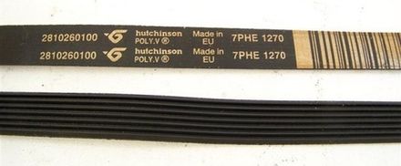 Ремень 1270 H7  для стиральной машины Beko (Беко) 2810260100