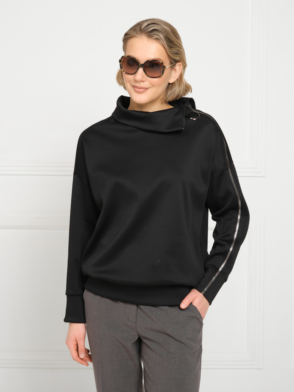 Лонгслив (Чёрный)