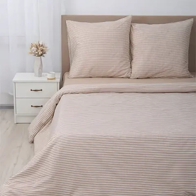 Постельное белье евро бязь «STRIPE» Simple Life