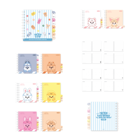 Блокнот SKZOO INDEX NOTE SEOUL Ver. - SKZOO Everywhere All Around The World