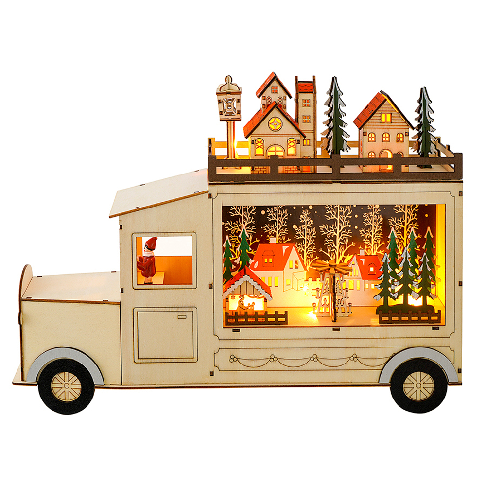 Декор новогодний с подсветкой festive truck из коллекции new year essential