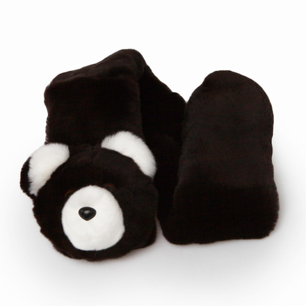 Шарф детский "Мишка" (коричневый)