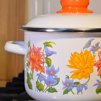 Кастрюля 2л "Цветочная"