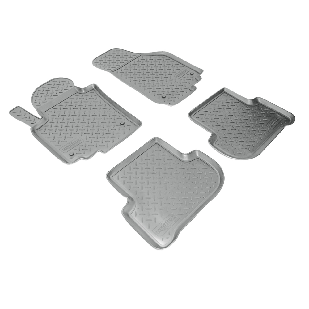 Ковры в салон Norplast/Unidec для Skoda Yeti в кузове 5L7 (2009-), Серый, арт.NPL-Po-81-90-G