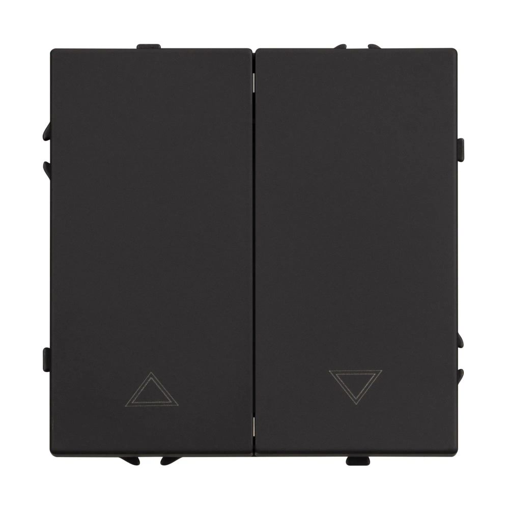 Механизм выключателя управления шторами SWT-NOBE-MKR2-SFPL-BK (230V, 10A) (Arlight, Черный оникс) 054273