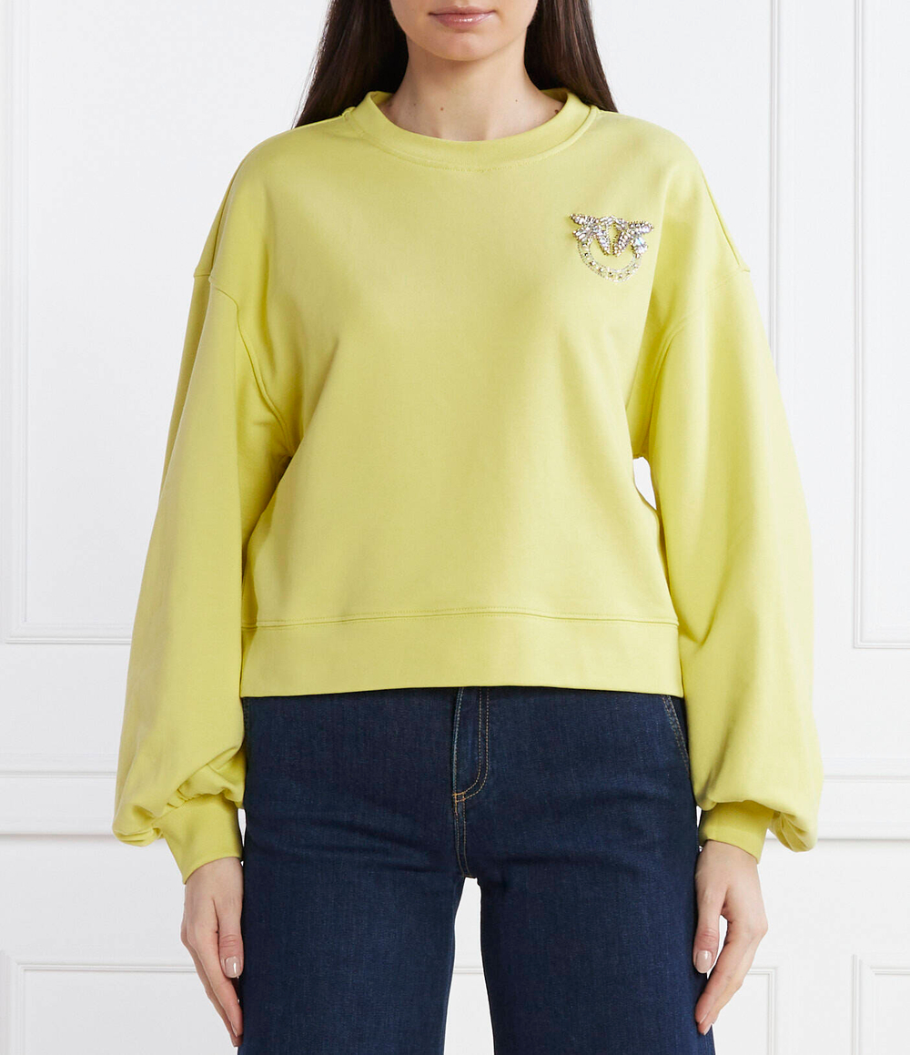 Худи Pinko - лимонный(102827 A1R8)