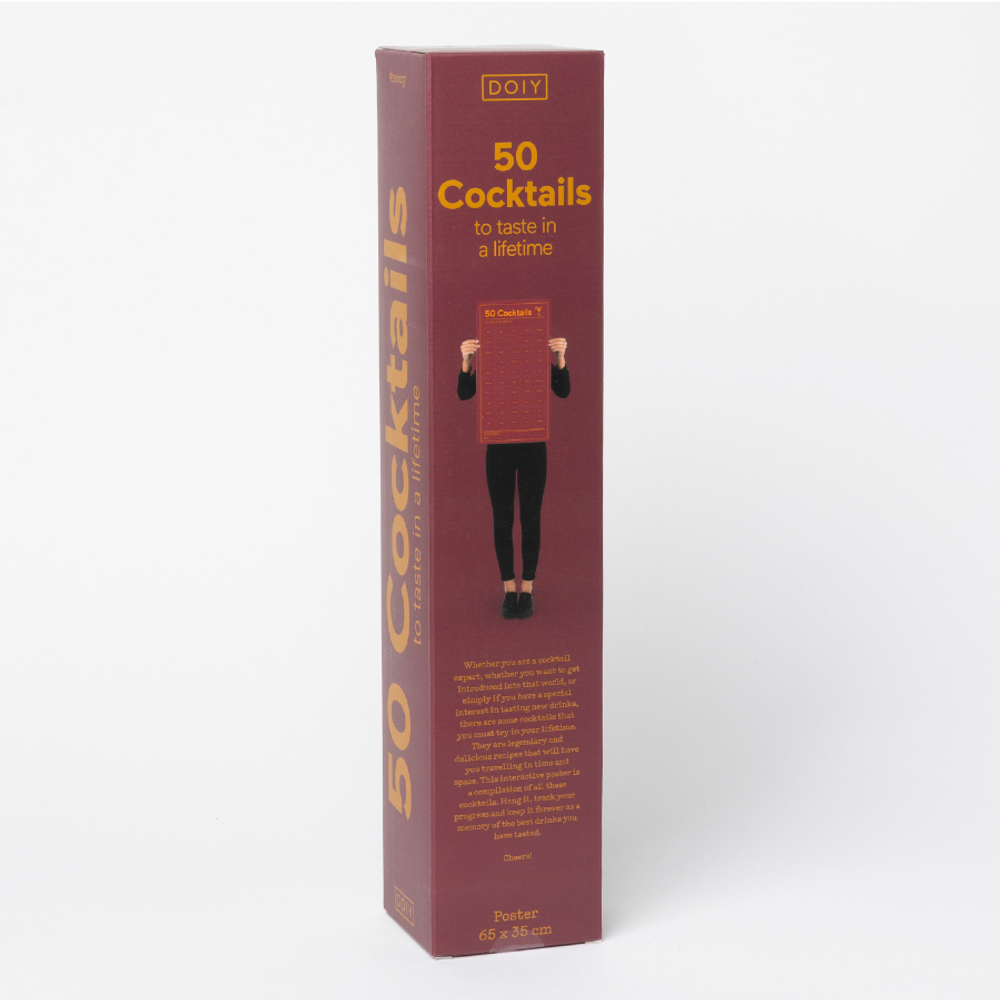 Постер «50 коктейлей, которые нужно попробовать в жизни»