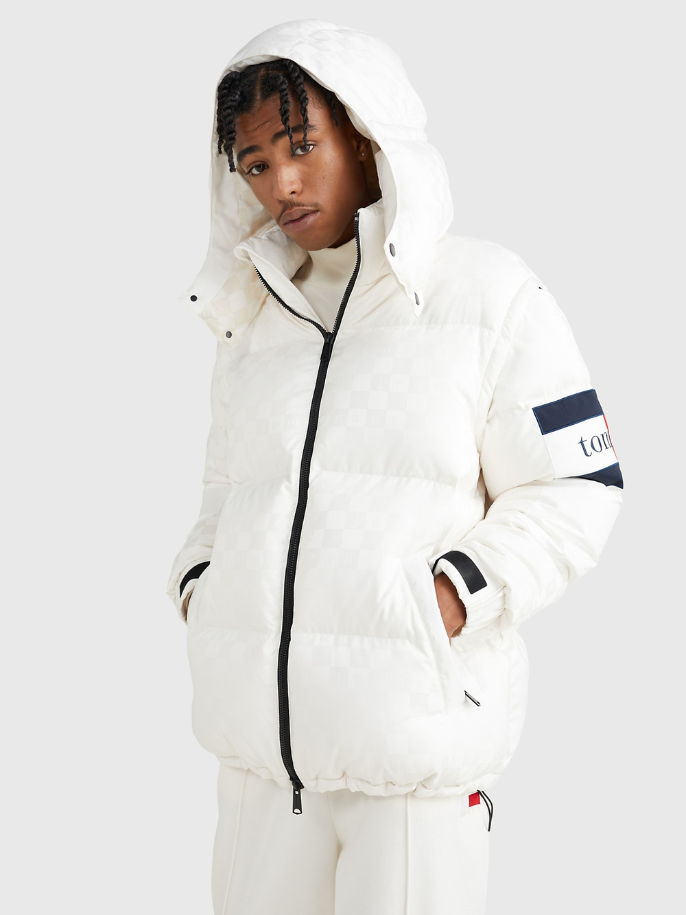 Пуховик Tommy Jeans Tommy Collection Alaska Puffer Ancient White